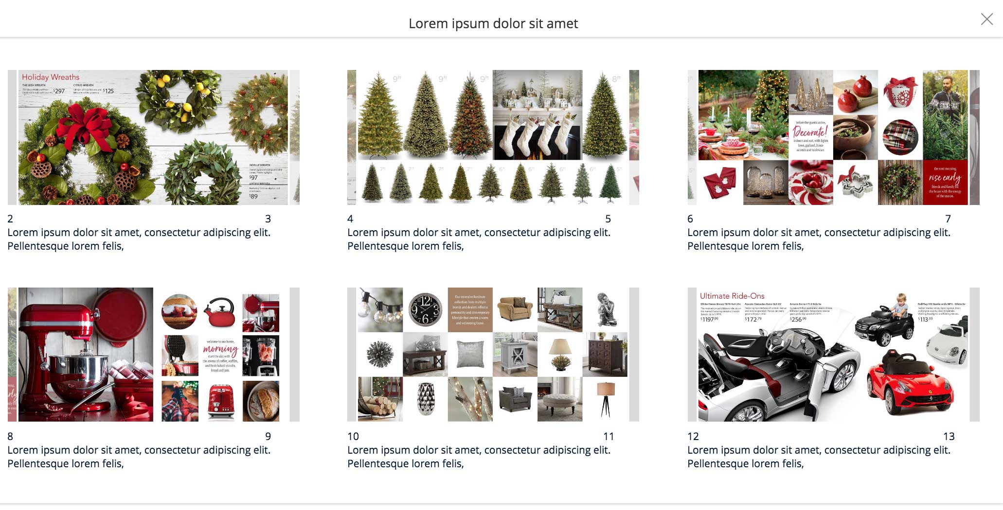image of quickview modal